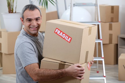 Customer booking a man and van removal service with scheduled details