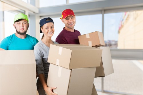 Careful packing of household belongings for a South Kensington relocation