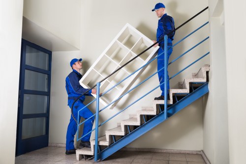 Man and van service supporting a local move in South Kensington