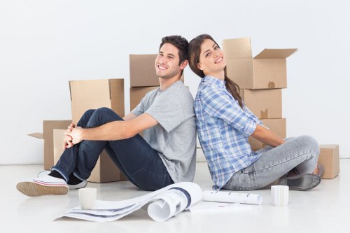 Local removals planning and loading on a South Kensington street