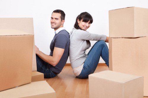 Apartment relocation logistics in South Kensington street