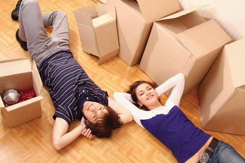 Experienced removal team in Southkensington handling fragile furniture carefully