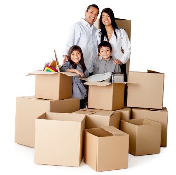 A moving van handling student removals in South Kensington